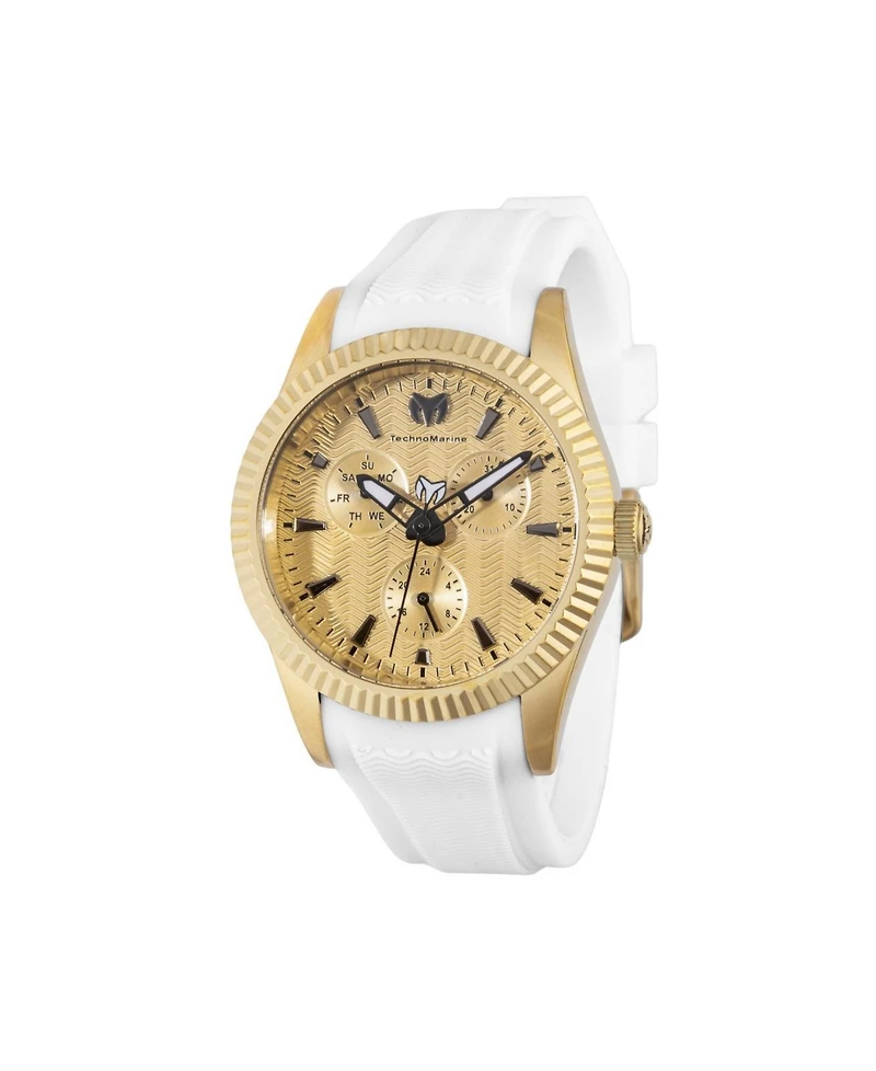 Technomarine Women's Tm-724003 Sea Quartz Chronograph Gold Dial Watch