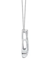 Sirena Lab Grown Diamond Knot Pendant Necklace ( ct. t.w.) 14K White Gold (also Yellow Gold
