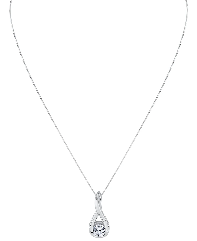 Sirena Lab Grown Diamond Pendant Necklace (1-1/2 ct. t.w.) 14K White Gold (also Yellow Gold)