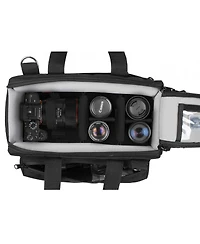 Porta Brace Semi-Rigid Lightweight Soft Dslr Camera Case with Quick-Zip Lid, Small, Black