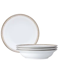 Noritake Raylan Rim Dinner Bowls, Set of 4, Service For 4