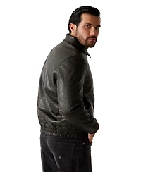 Guess Men's Aviator Zip-Front Jacket