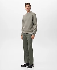 Mango Men's Regular-Fit Pleated Pants