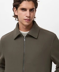 Mango Men's Zip Pockets Jacket