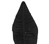 Steve Madden Women's Rashida Rhinestone Mesh Over-the-Knee Stiletto Dress Boots