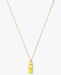 kate spade new york Cubic Zirconia Taxi Pendant Chain