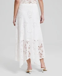 And Now This Women's Embroidered Handkerchief-Hem Maxi Skirt, Macy's Exclusive