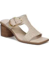 Franco Sarto Women's Roux Square Toe Slide Sandals