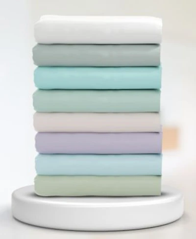 Color Sense Brushed Cool Crisp Solid Cotton Sheet Sets
