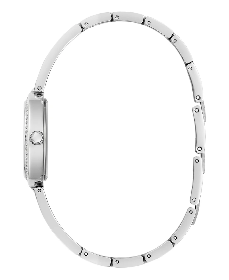 Guess Women's Silver-Tone Analog Watch, 27mm