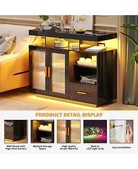 Vlsrka Vanity Makeup Desk with Mirror and Lights