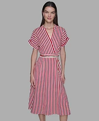 Karl Lagerfeld Paris Women's Printed Midi Dress
