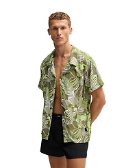 Boss by Hugo Men's Modern Print Regular-Fit Dress Shirt