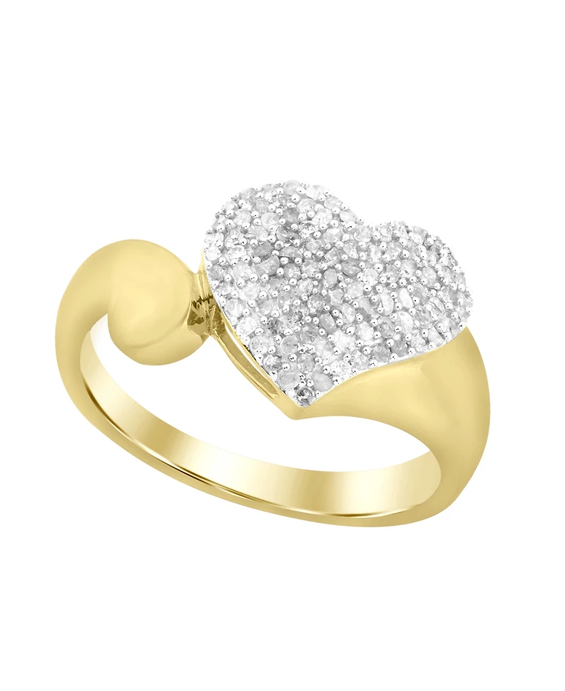 Macy's White Diamond Ring (1/4 ct. t.w.) in 14K Yellow Gold