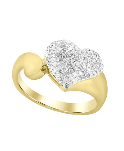 Macy's White Diamond Ring (1/4 ct. t.w.) in 14K Yellow Gold