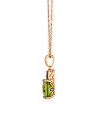 Le Vian Peridot (2 ct. t.w.), Vanilla and Chocolate Diamonds Pendant Necklace (0.12 ct. t.w.) in 14K Strawberry Gold