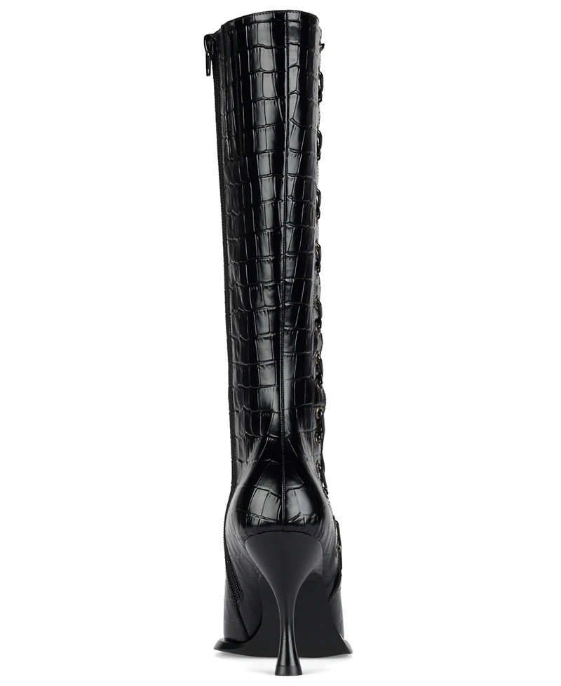 Jeffrey Campbell Women's Stunna Knee-High Dress Boots