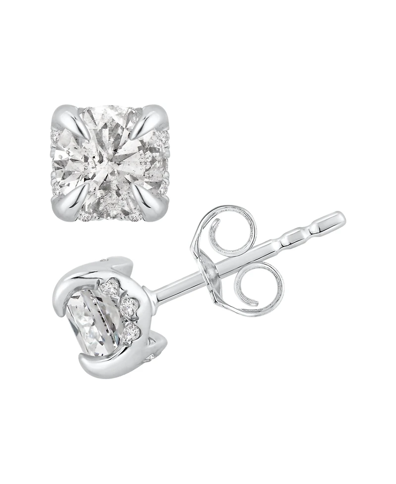 Macy's Diamond Stud Earrings (1 ct. t.w.) in 14k White Gold