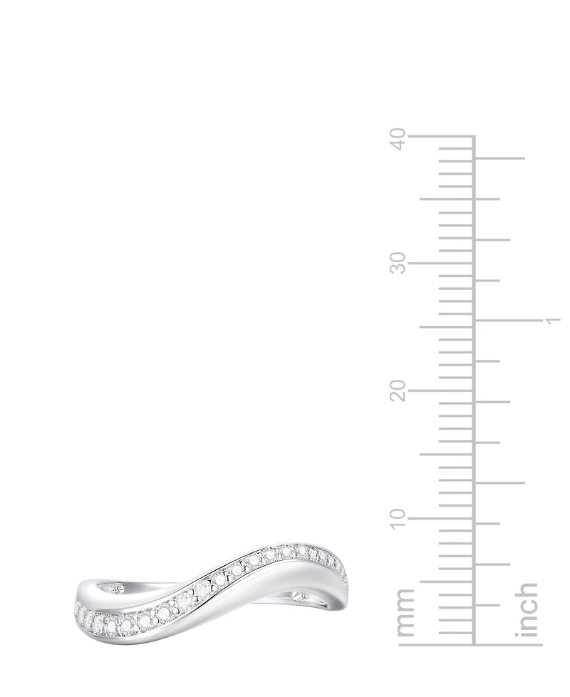 Macy's Diamond Ring (1/4 ct. t.w.) in Sterling Silver