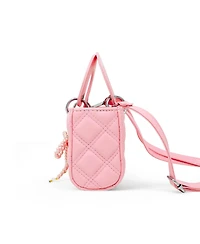 Zomi Gems Quilted Rectangle Bow Charm Handbag