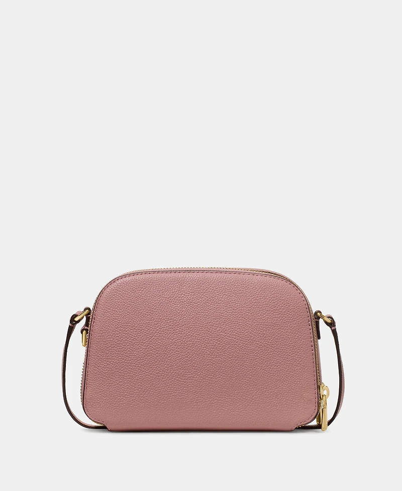 kate spade new york Serena Pebbled Leather Double Zip Dome Crossbody Bag