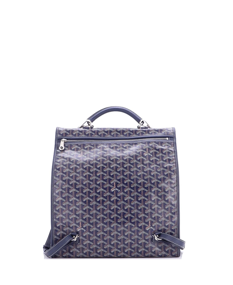 Pre-Owned Goyard Saint Leger Briefcase Backpack Coated Canvas