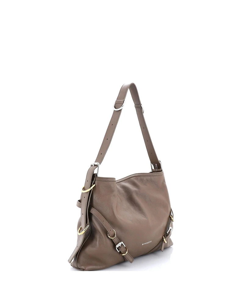 Pre-Owned Givenchy Medium Voyou Hobo Leather