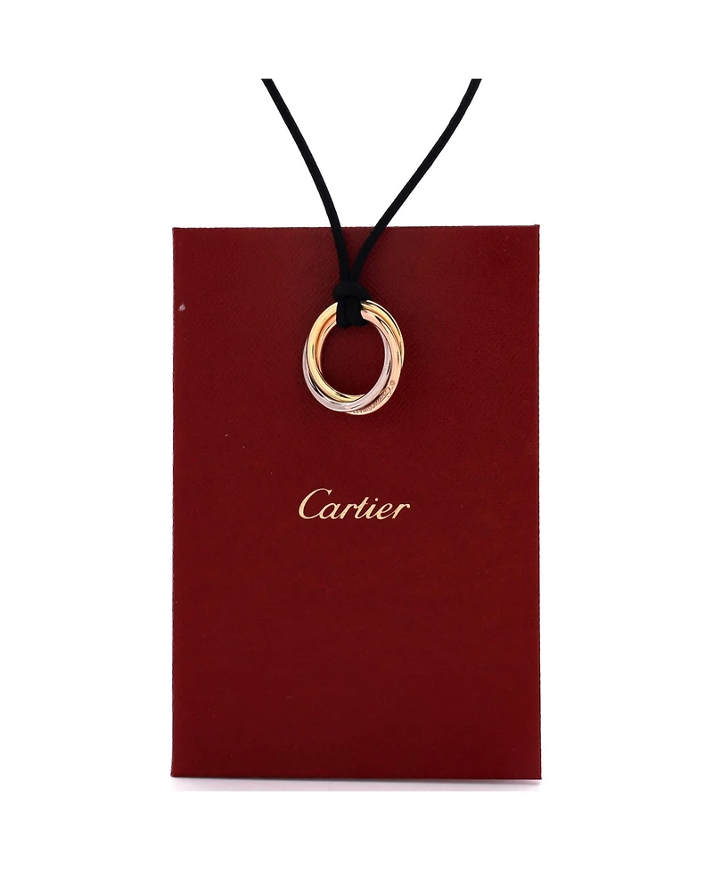 Pre-Owned Cartier Trinity on Cord Necklace