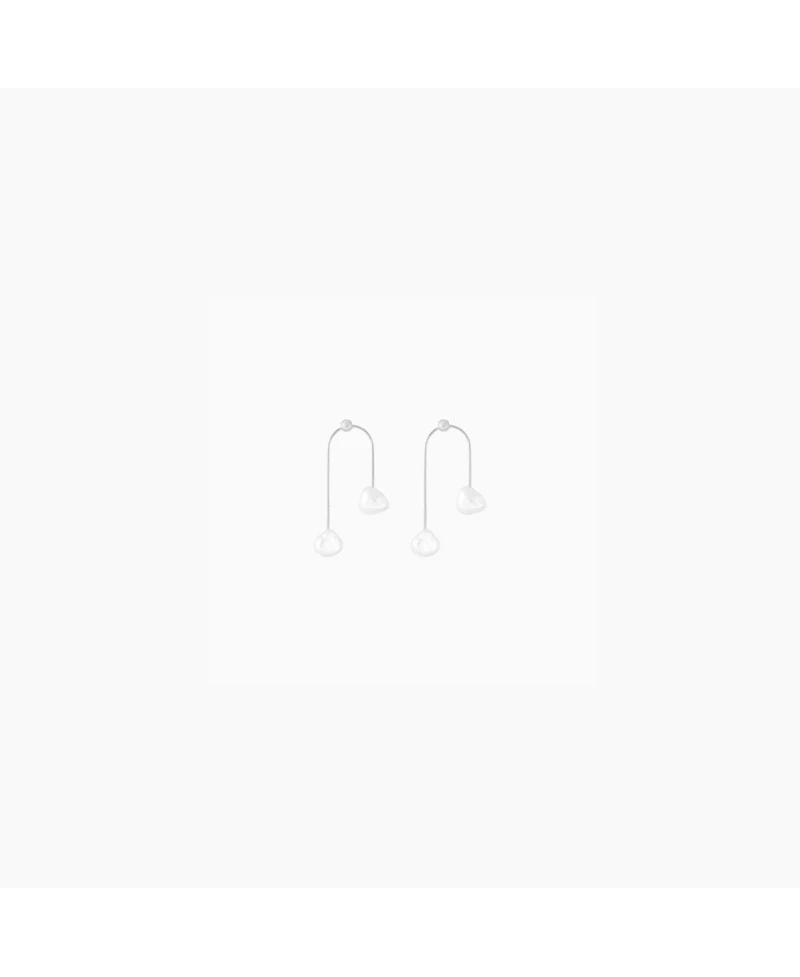 Bearfruit Jewelry Sterling Silver Mia Cultured Pearl Earrings