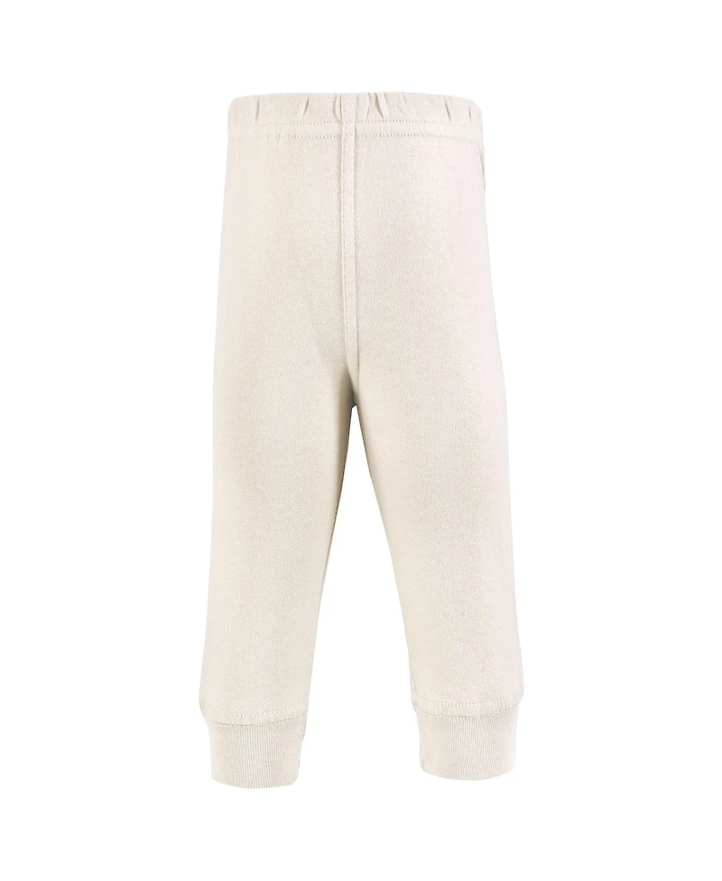 Hudson Baby Baby Boys Hudson Cotton Pants and Leggings, Taupe Sheep