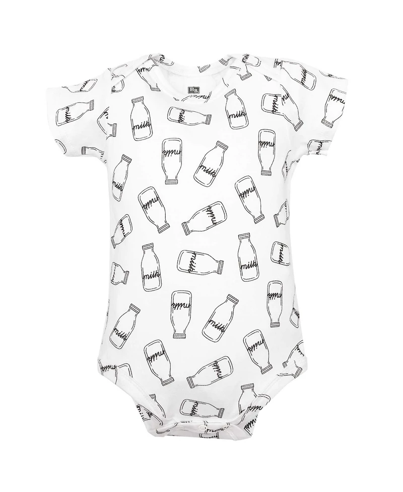Hudson Baby Boys Cotton Layette Set, Milk Bottle, 9-12 Months