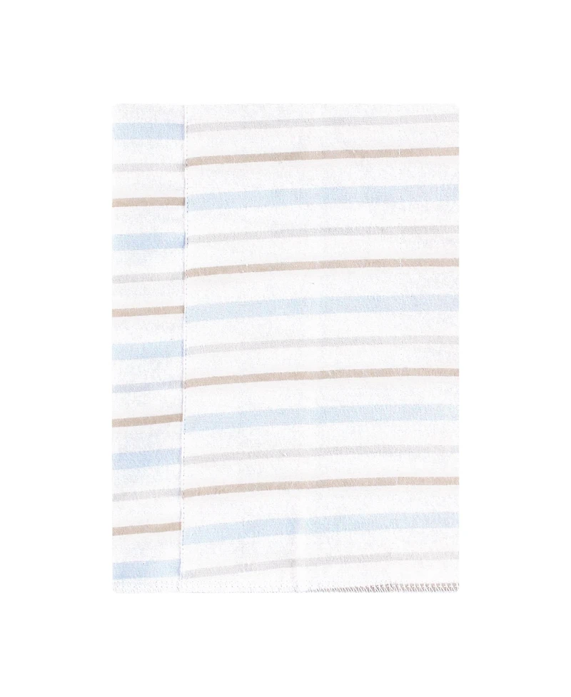 Hudson Baby Cotton Flannel Burp Cloths -Pack, Modern Safari Friends