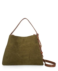 Like Dreams Solace Suede Top Handle Small Satchel Bag