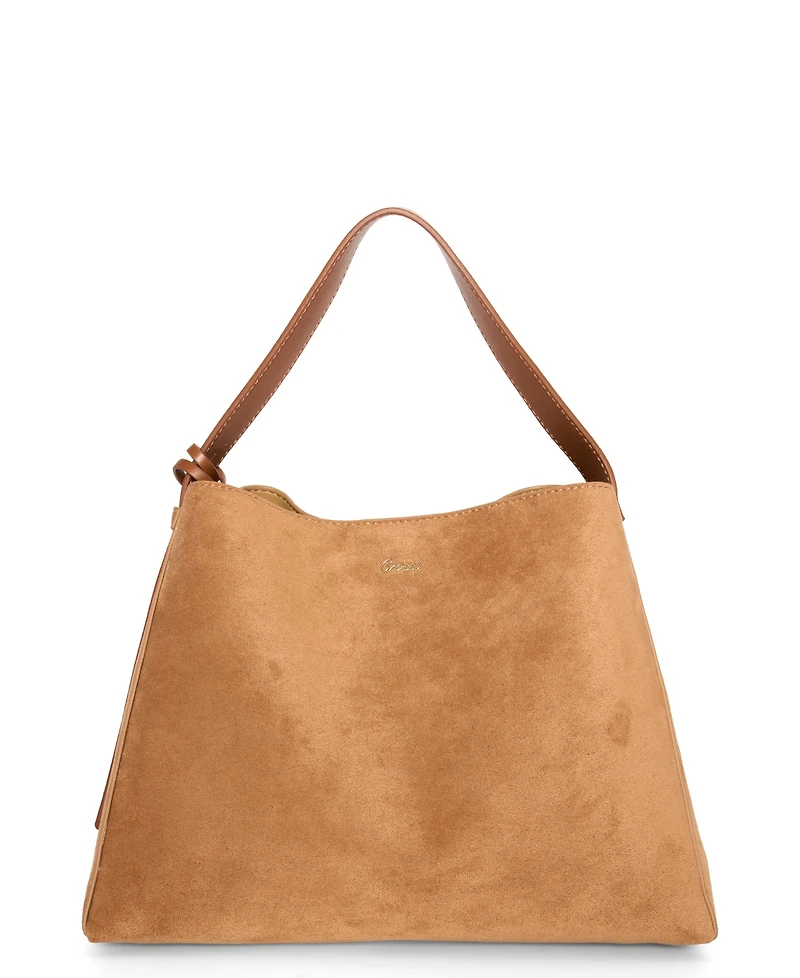 Like Dreams Solace Suede Top Handle Small Satchel Bag