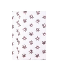 Hudson Baby Infant Girls Cotton Flannel Burp Cloths -Pack, Pink Mint Floral