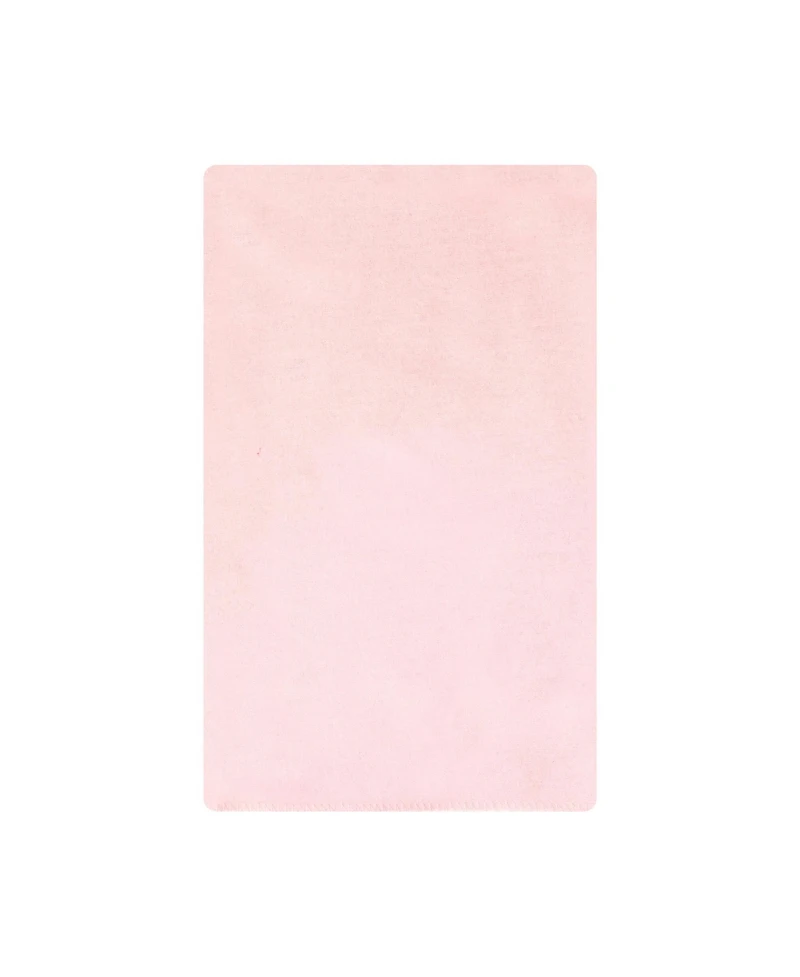 Hudson Baby Infant Girls Cotton Flannel Burp Cloths 12-Pack Bundle, Flowers And Strawberries, One Size