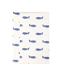 Hudson Baby Infant Boys Cotton Flannel Burp Cloths 4-Pack, Born To Fly, One Size