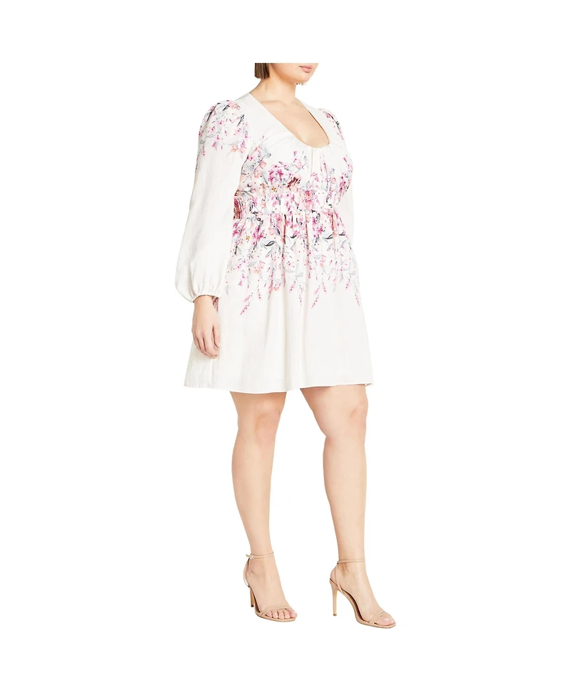 City Chic Women's Keyla Print Dress