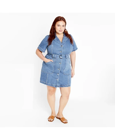 City Chic Women's Melina Dress