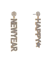 Hallmark Happy New Year Stone Earrings