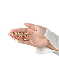 Juicy Couture Cherry Heart Drop Earrings