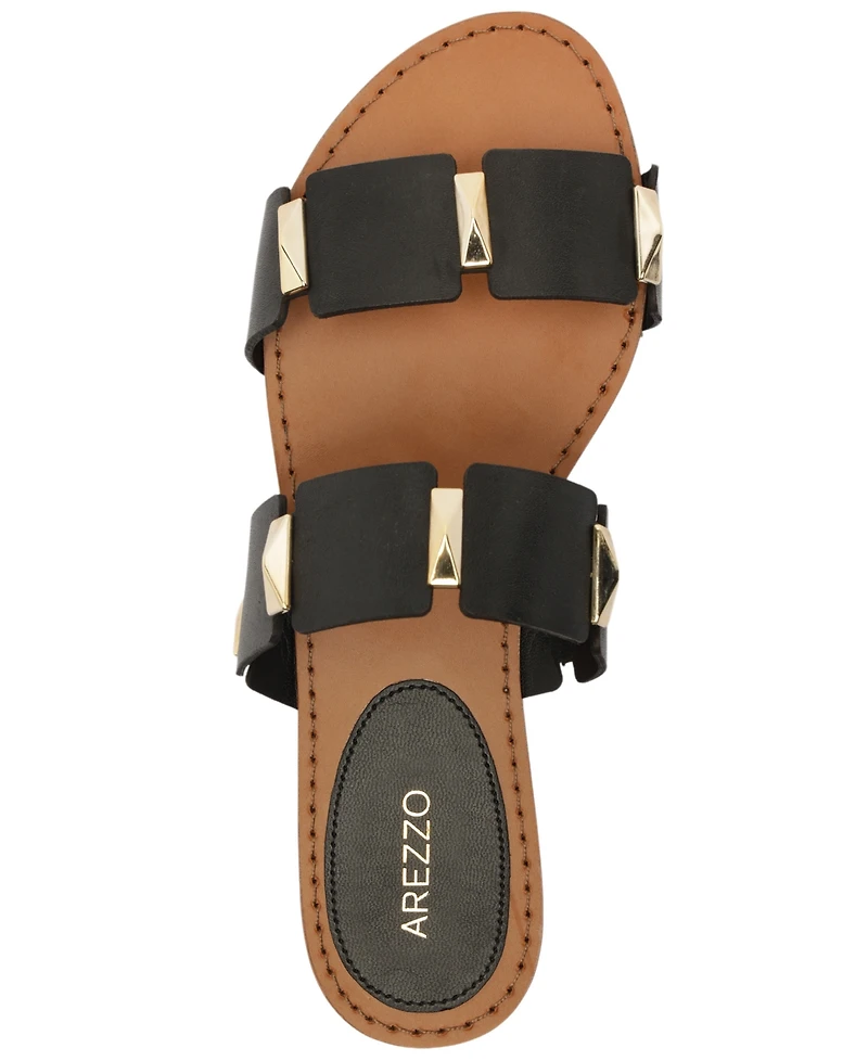 Arezzo Women's Lyra Slip On Flat Sandals