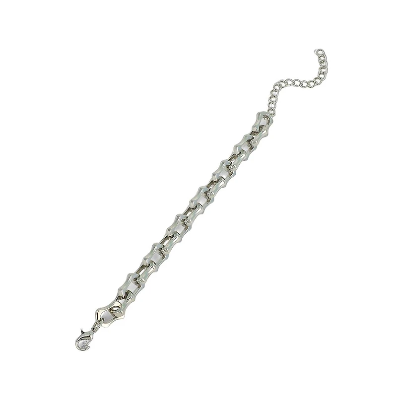 Women's The Bracket-Link Chain Bracelet - Chrome Silver