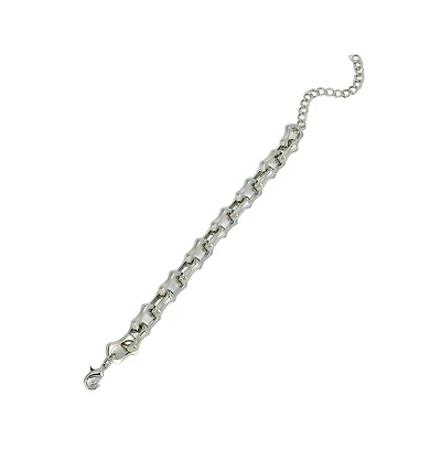 Women's The Bracket-Link Chain Bracelet - Chrome Silver