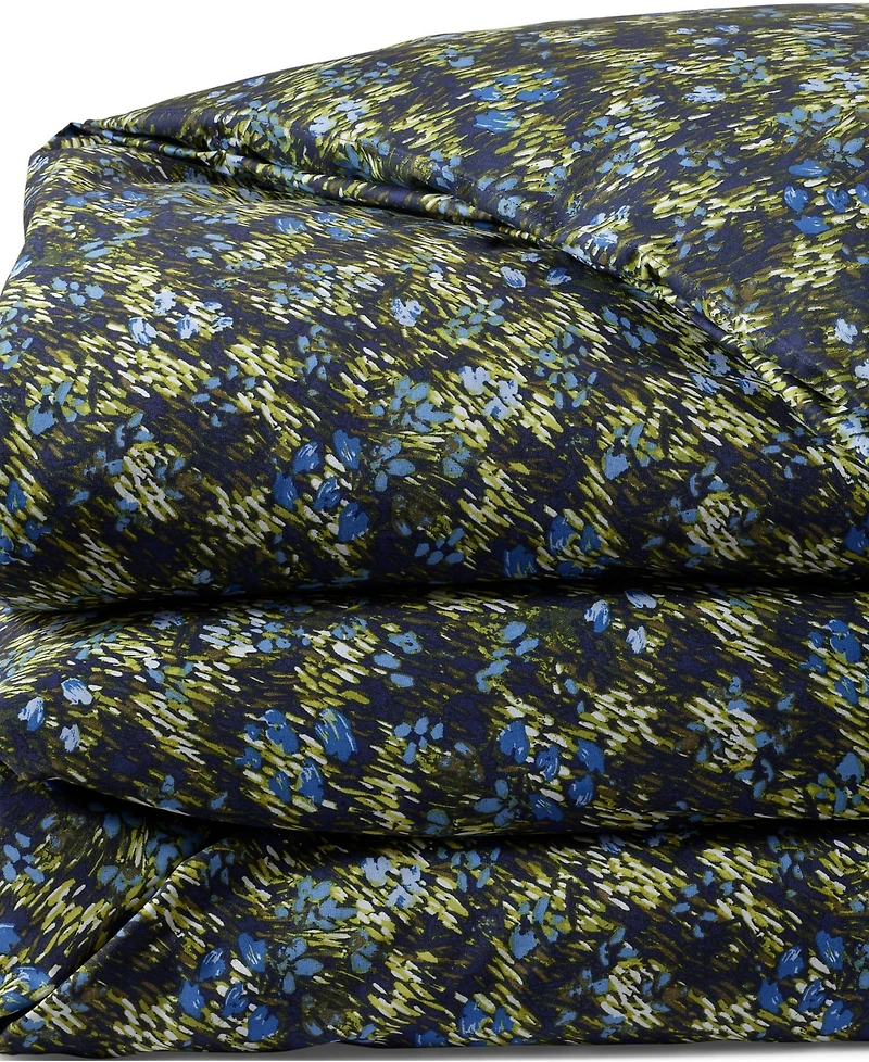 Lands' End 300 Thread Count Cotton Smooth Percale Duvet Bed Cover