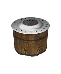 Slickblue Modern Outdoor Fire Pit for Patio, Garden, or Relaxing Evenings