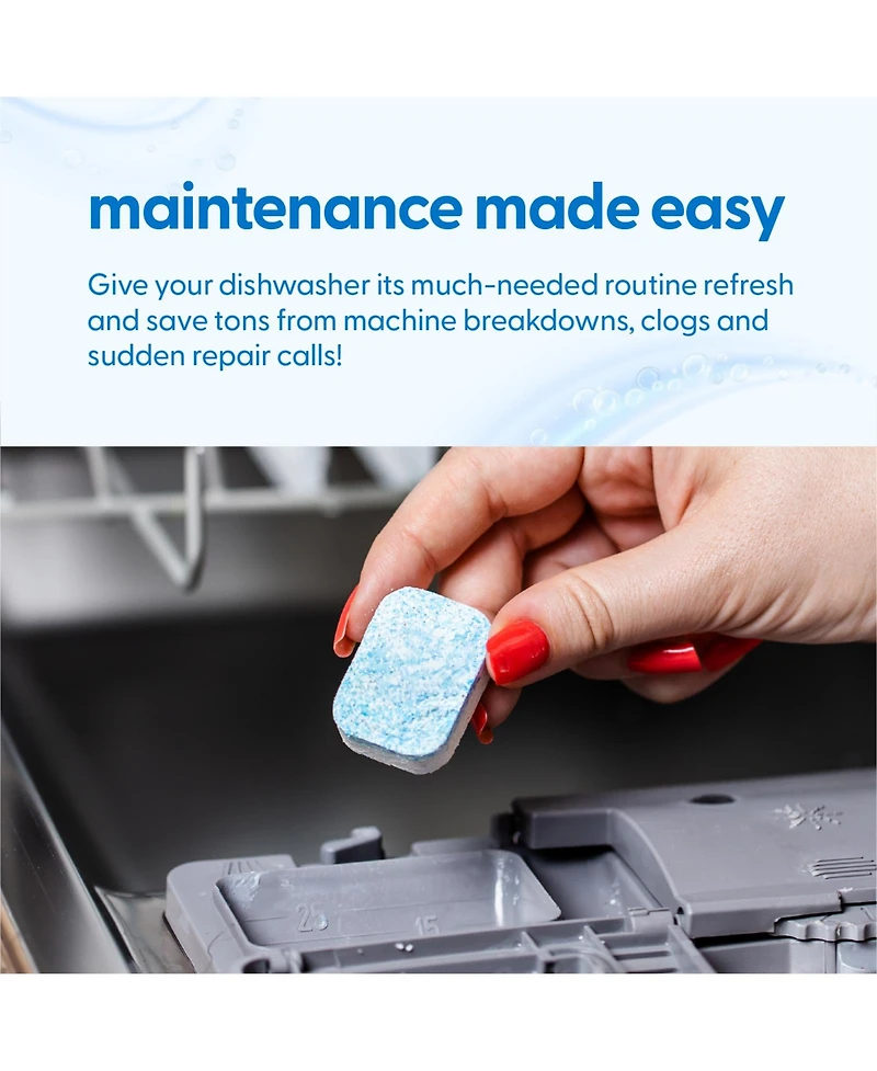 M3 Naturals Dishwasher Cleaner, Apple, 24ct