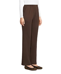 Lands' End Petite Sport Knit High Rise Pants