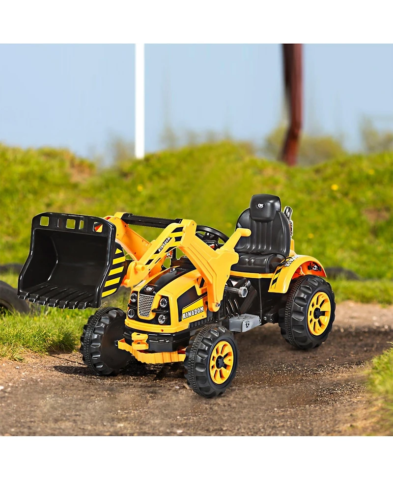 Sugift 12 V Battery Powered Kids Ride on Dumper Truck