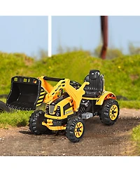 Sugift 12 V Battery Powered Kids Ride on Dumper Truck